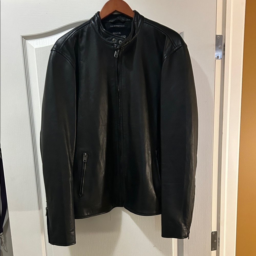 Lucky Bonneville Racer Black Leather Jacket